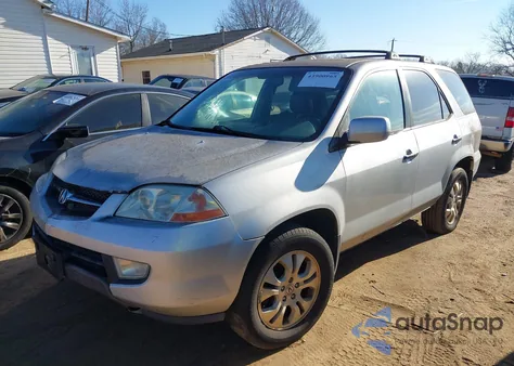 2003 Acura Mdx z USA, uszkodzony, nr VIN 2HNYD18993H549383